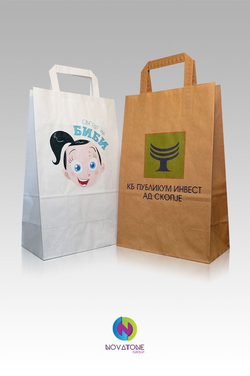 Kraft Paper Bag - Product Photography - Novatone Group - Skopje, Macedonia