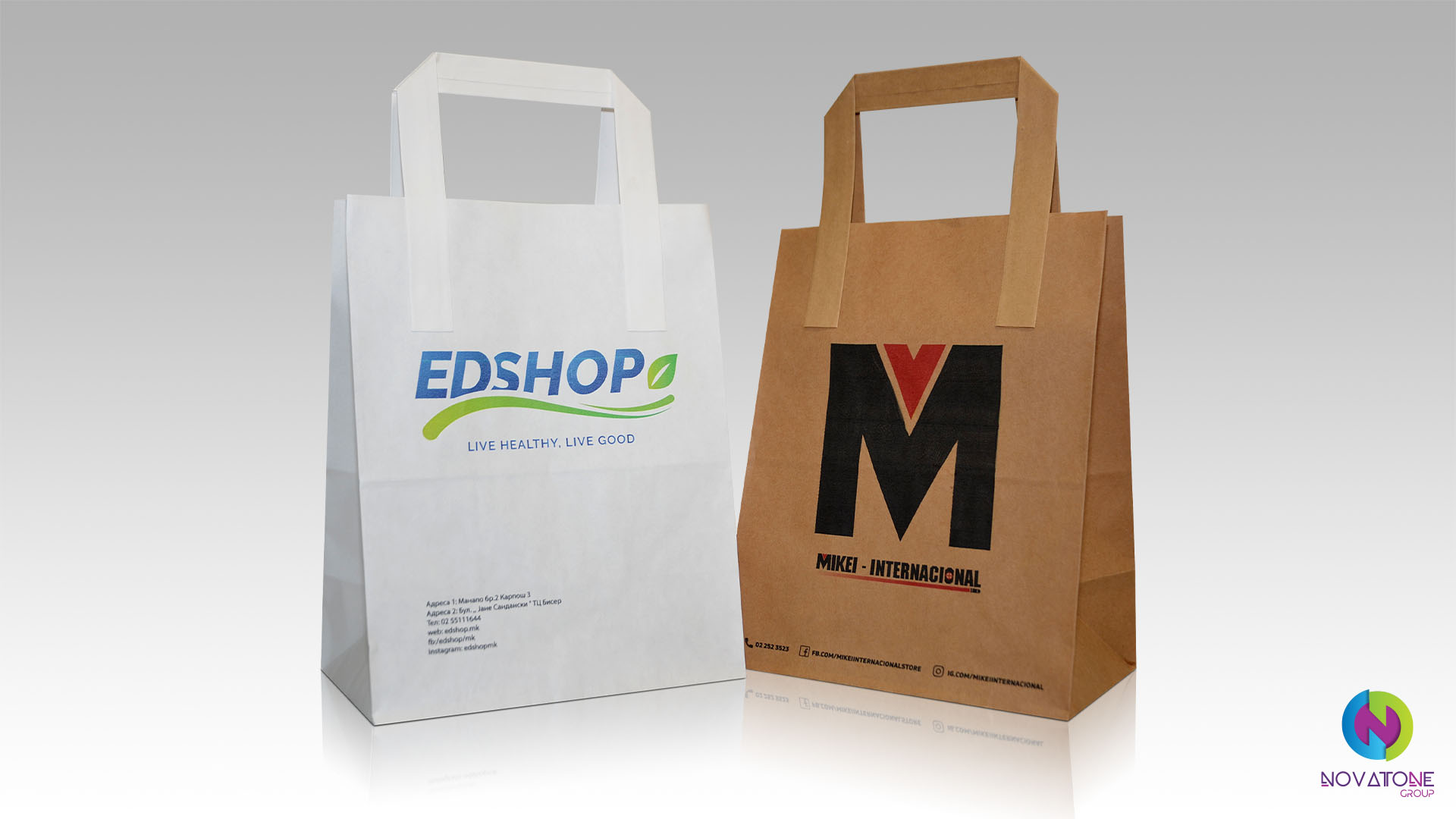 Kraft Paper Bag - Product Photography - Novatone Group - Skopje, Macedonia