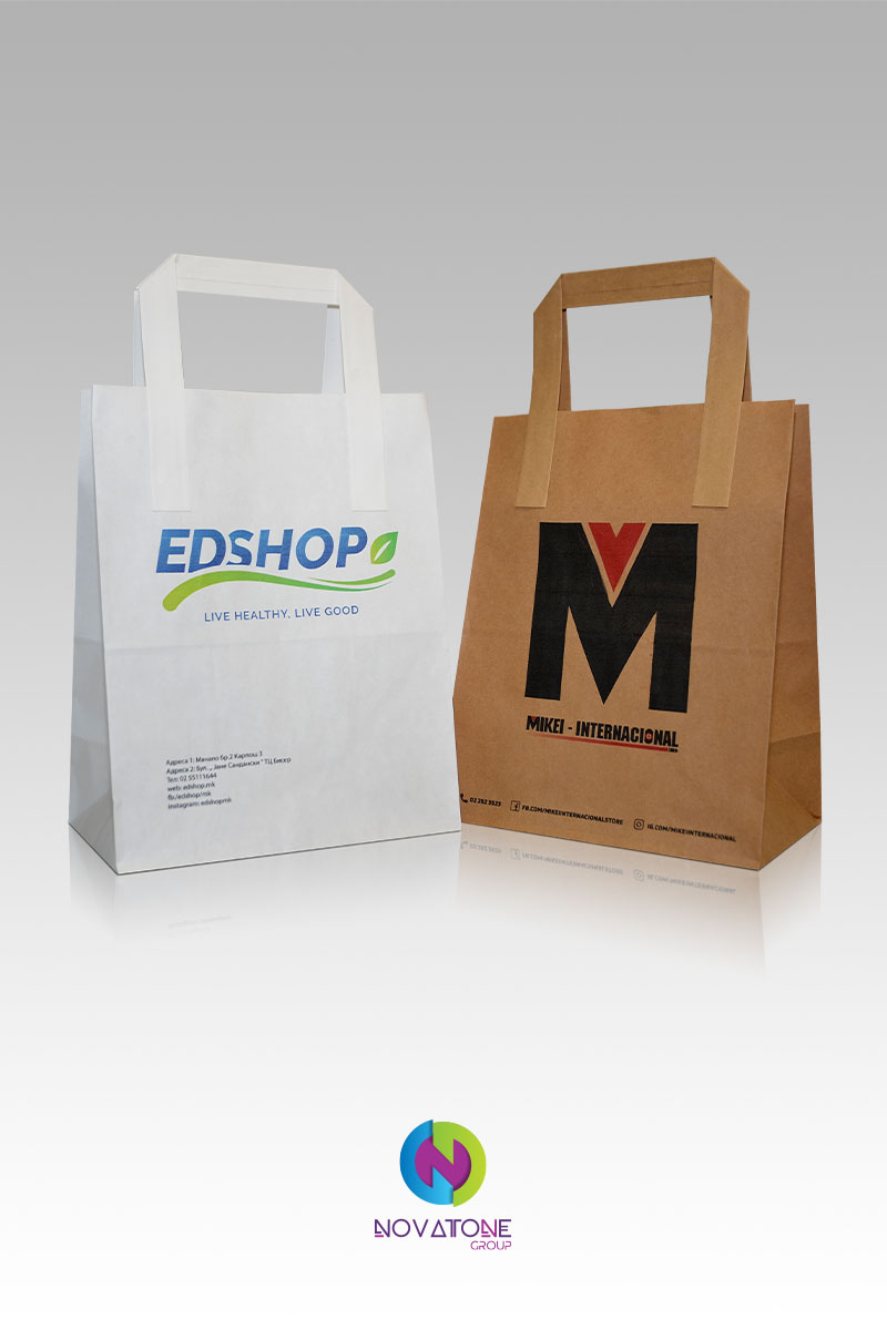 Kraft Paper Bag - Product Photography - Novatone Group - Skopje, Macedonia