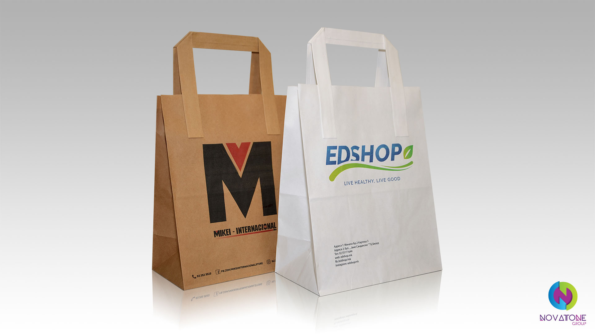 Kraft Paper Bag - Product Photography - Novatone Group - Skopje, Macedonia
