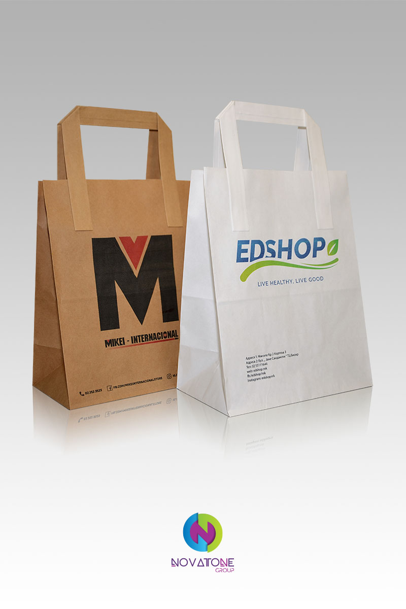 Kraft Paper Bag - Product Photography - Novatone Group - Skopje, Macedonia