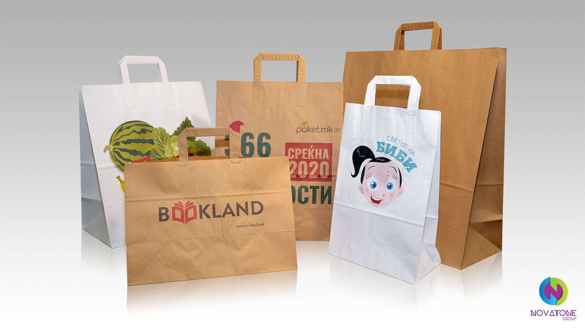 Kraft Paper Bag - Product Photography - Novatone Group - Skopje, Macedonia