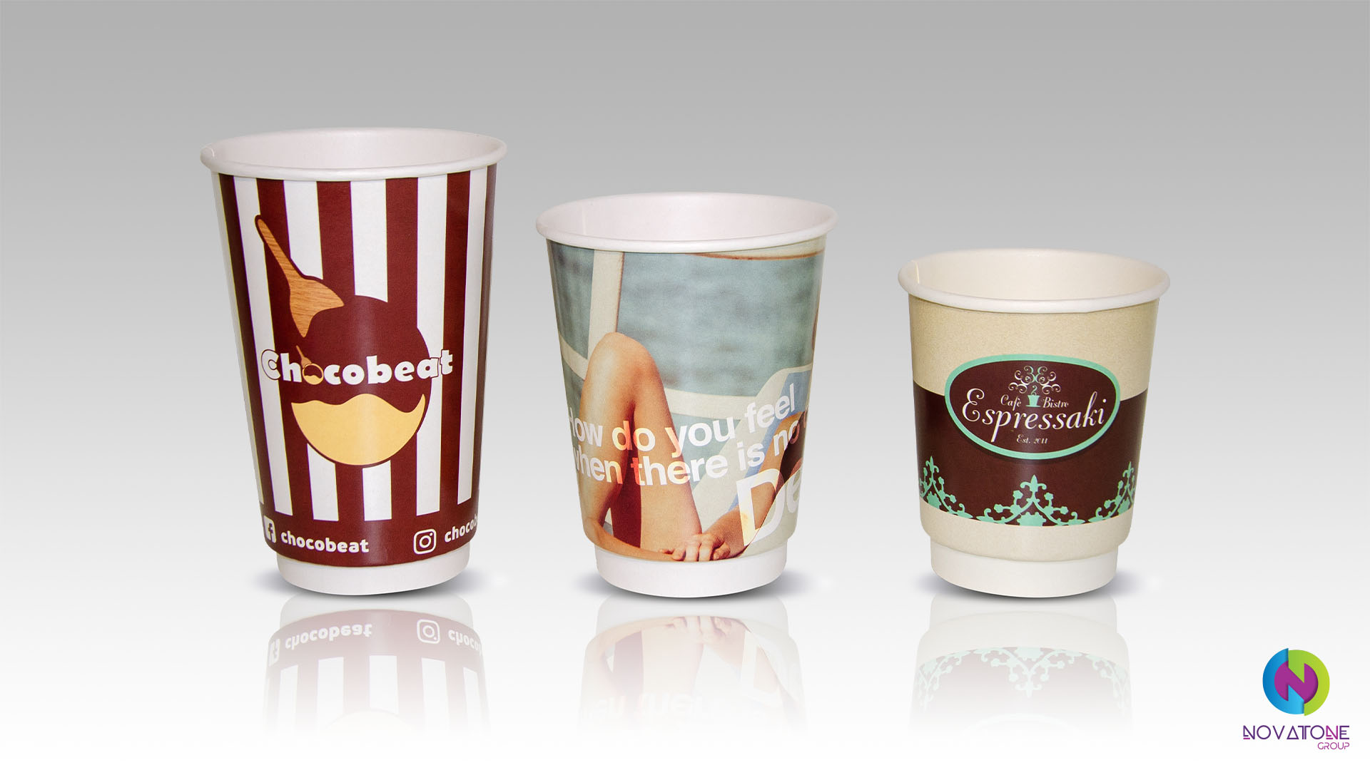 Paper Cups - Product Photography - Novatone Group - Skopje, Macedonia