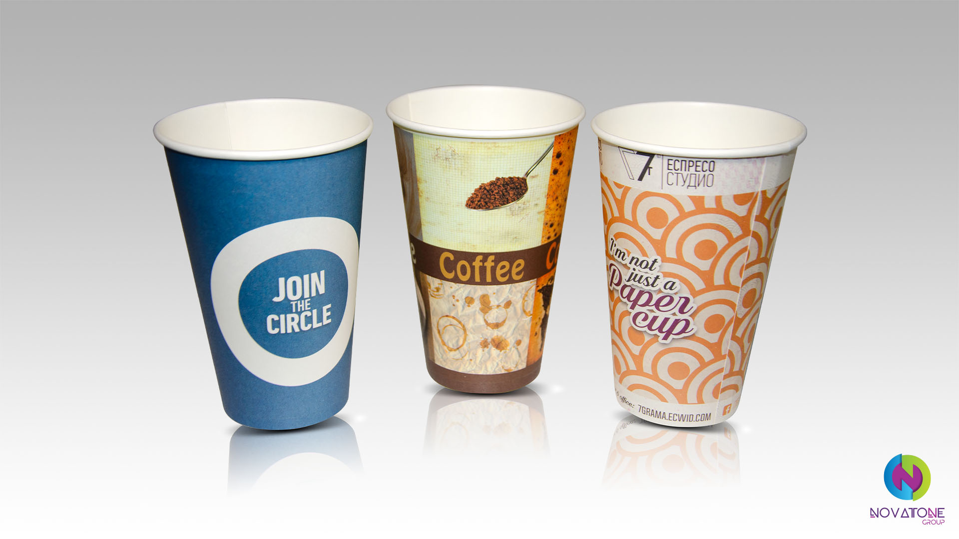 Paper Cups - Product Photography - Novatone Group - Skopje, Macedonia